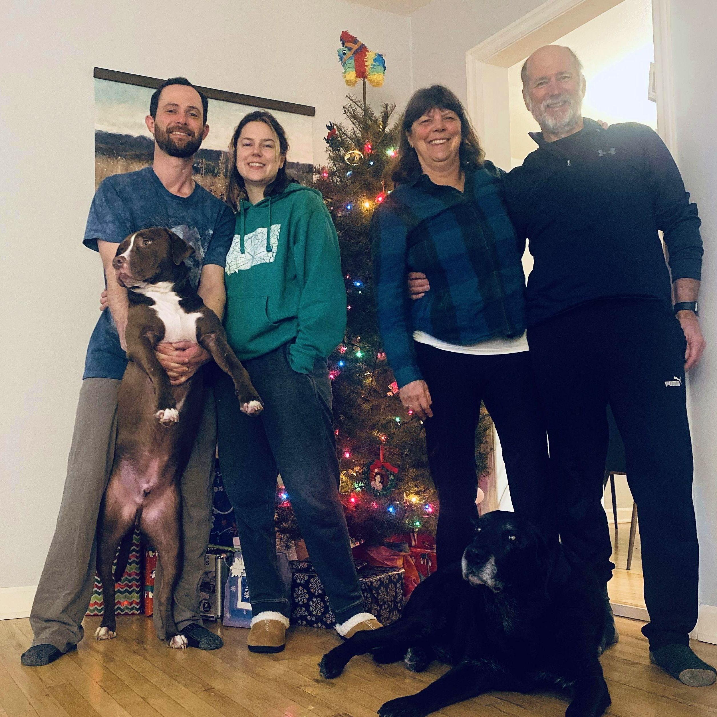 Christmas 2024 in Portland with Jackie's parents.