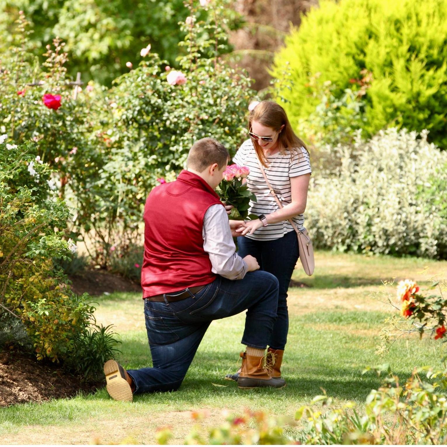 The moment he made me the luckiest, happiest girl in the world 🥰💍