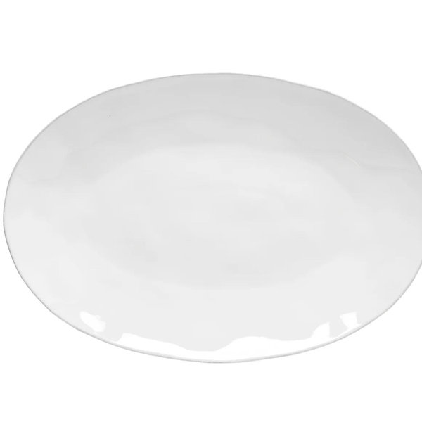 Large Oval Platter 50 Livia - White