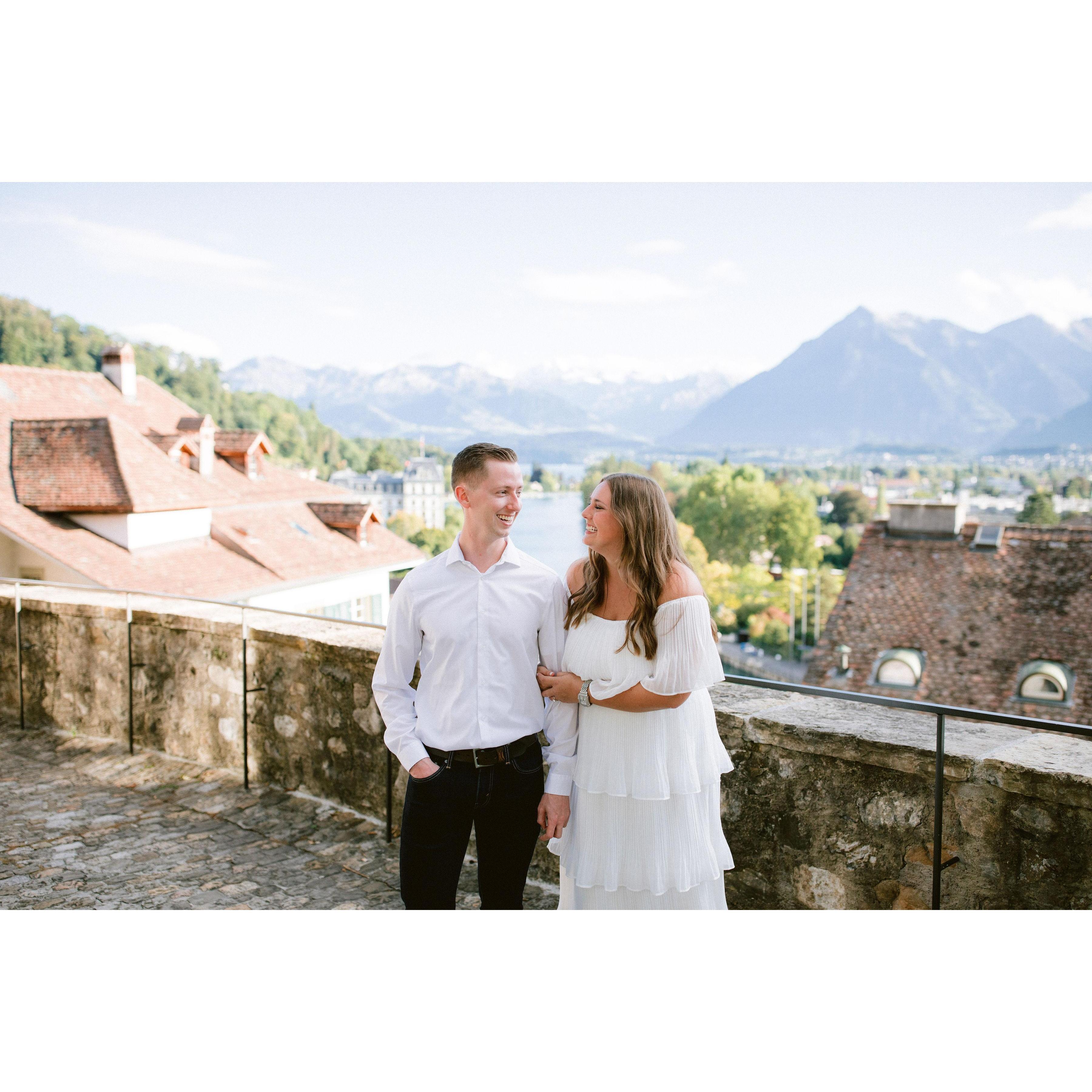 engagement photos in switzerland!