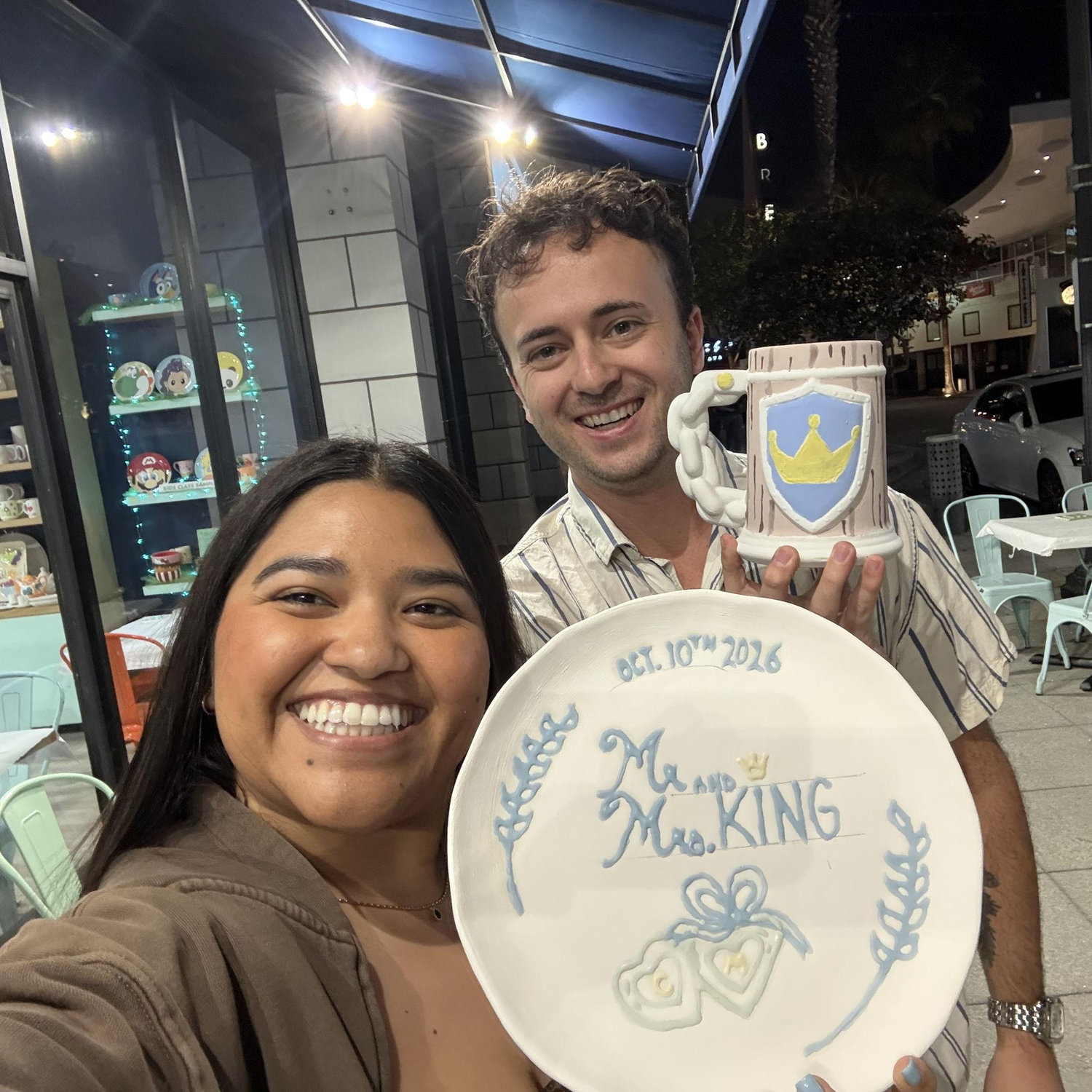 The night we painted out Wedding Plate