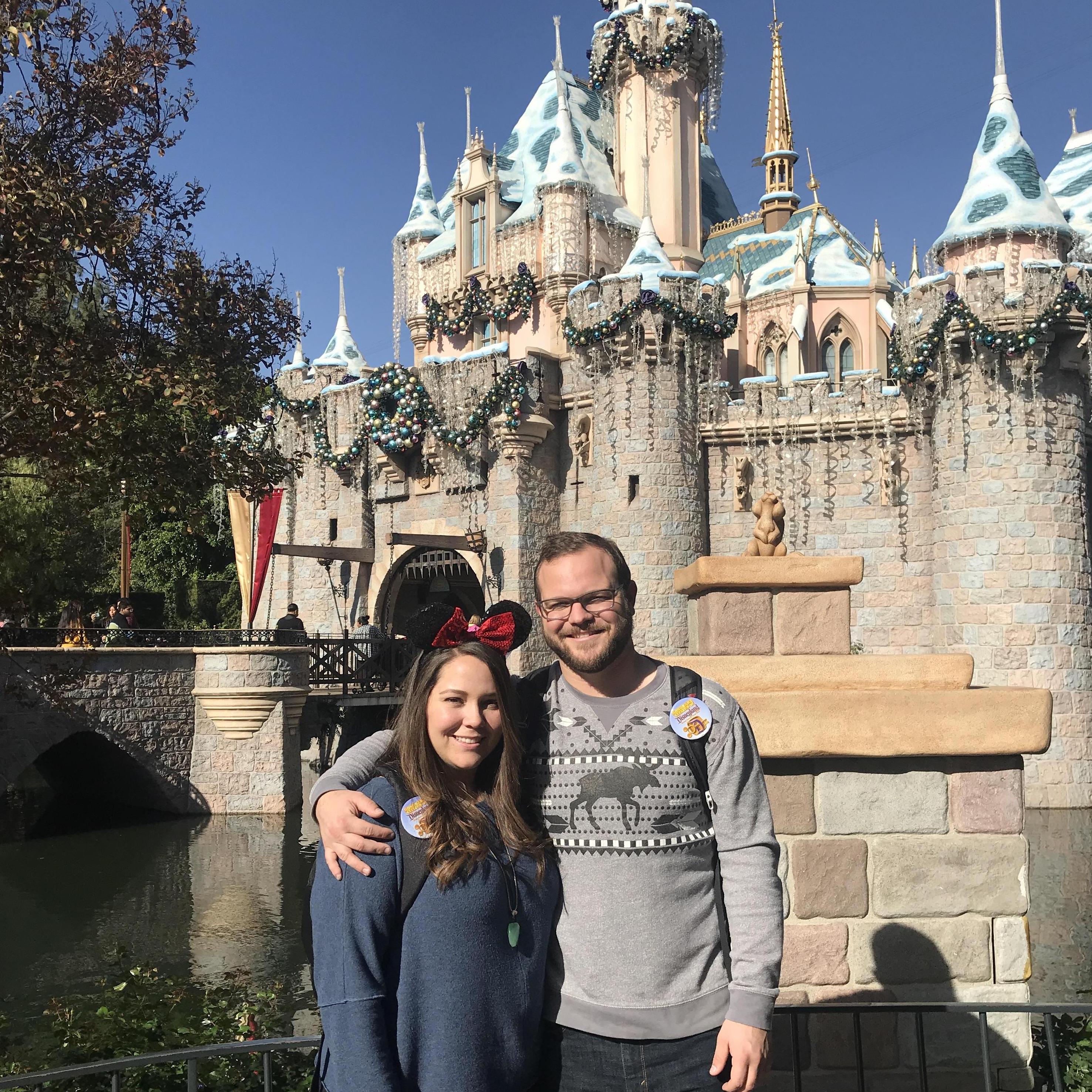 A fun and full day at Disneyland & California Adventure (Annie's dad worked for Disney for 28 years...so she's a real Disney "rat"!)