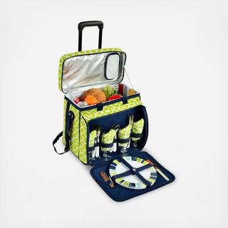 4-Person Picnic Cooler with Wheels