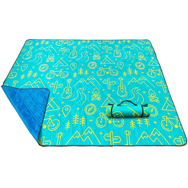 KuoSEN Outdoor Picnic Blanket Beach Blanket (Childhood 79x79)
