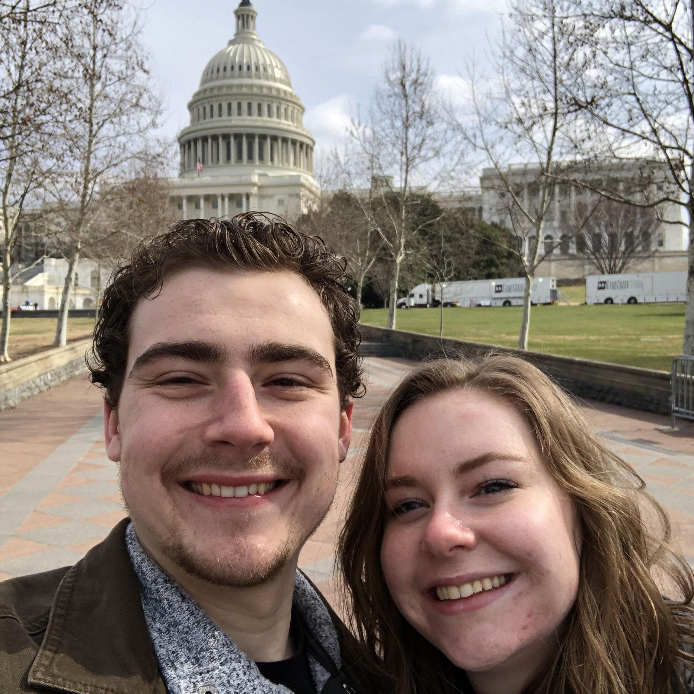 Who dragged who around our nation's capital? Who complained about their feet hurting the whole time? (Spoiler alert- it wasn't Andrew)