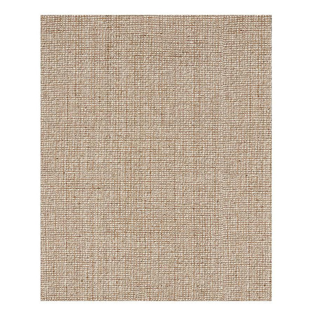 Chunky Wool/Jute Rug, 9 x 12', Natural