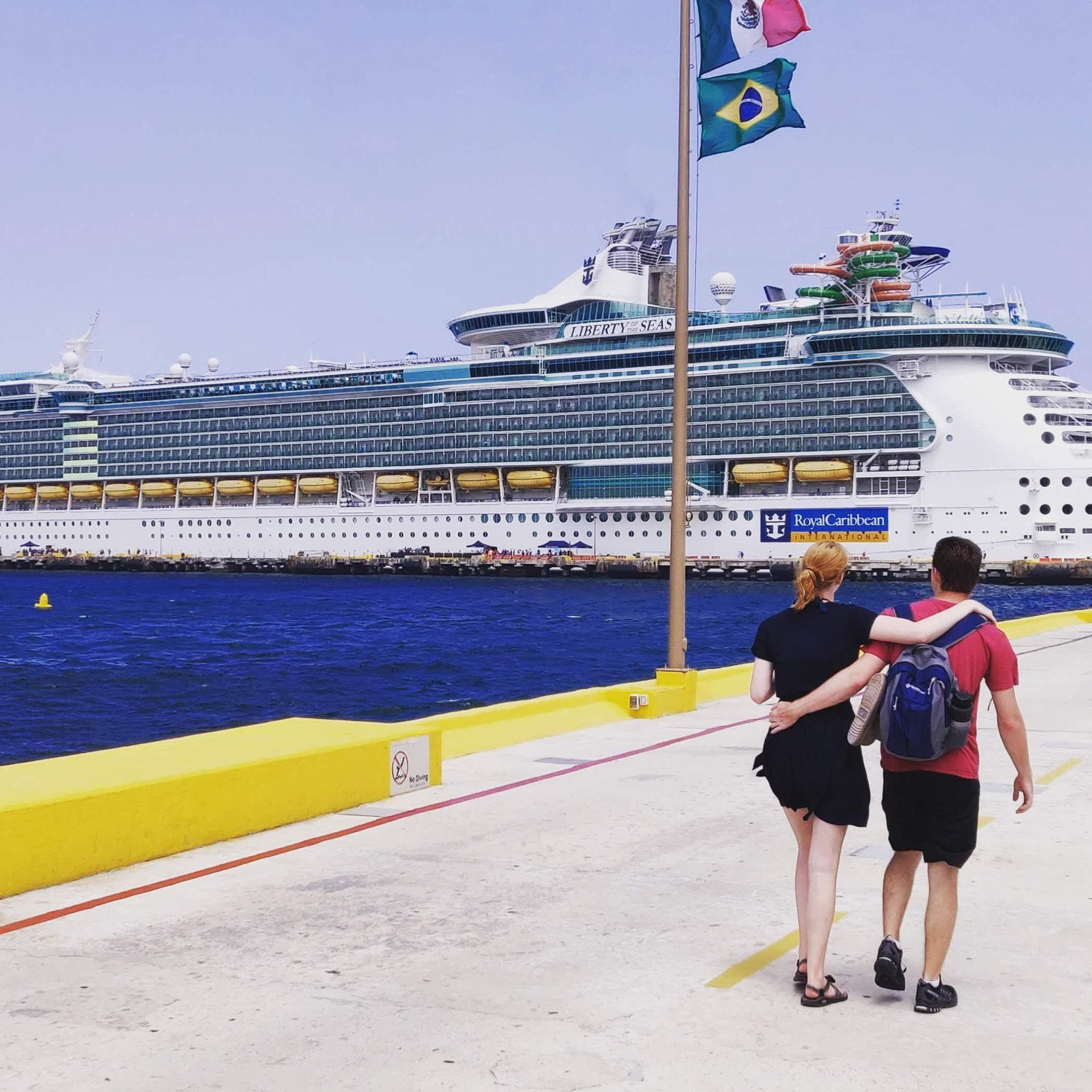 Summer Cruise 2019 - We affectionately call this picture "The Drunken Stumble"
