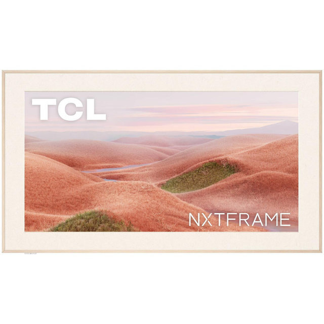 TCL 55" Class NXTFRAME 4K QLED Smart Frame with Google TV and Flush Wall Mount - White 55A300W