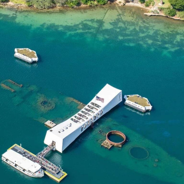 Pearl Harbor Tour on our Honeymoon