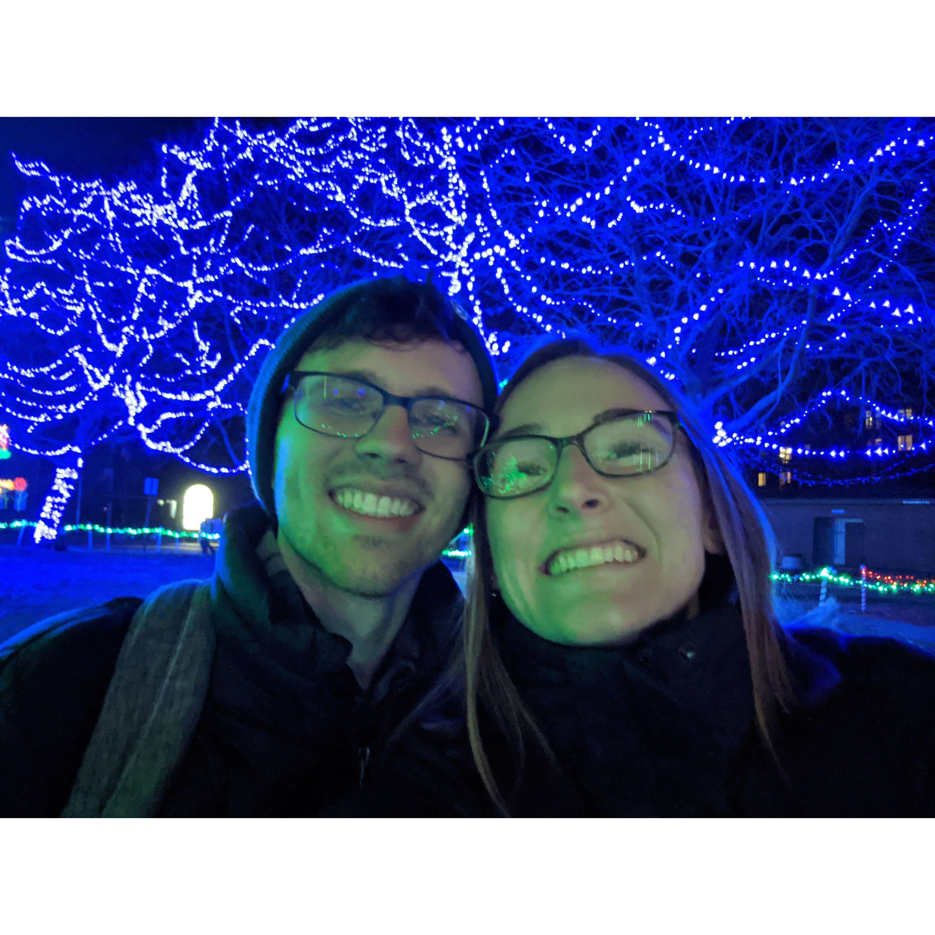 Christmas lights in La Crosse