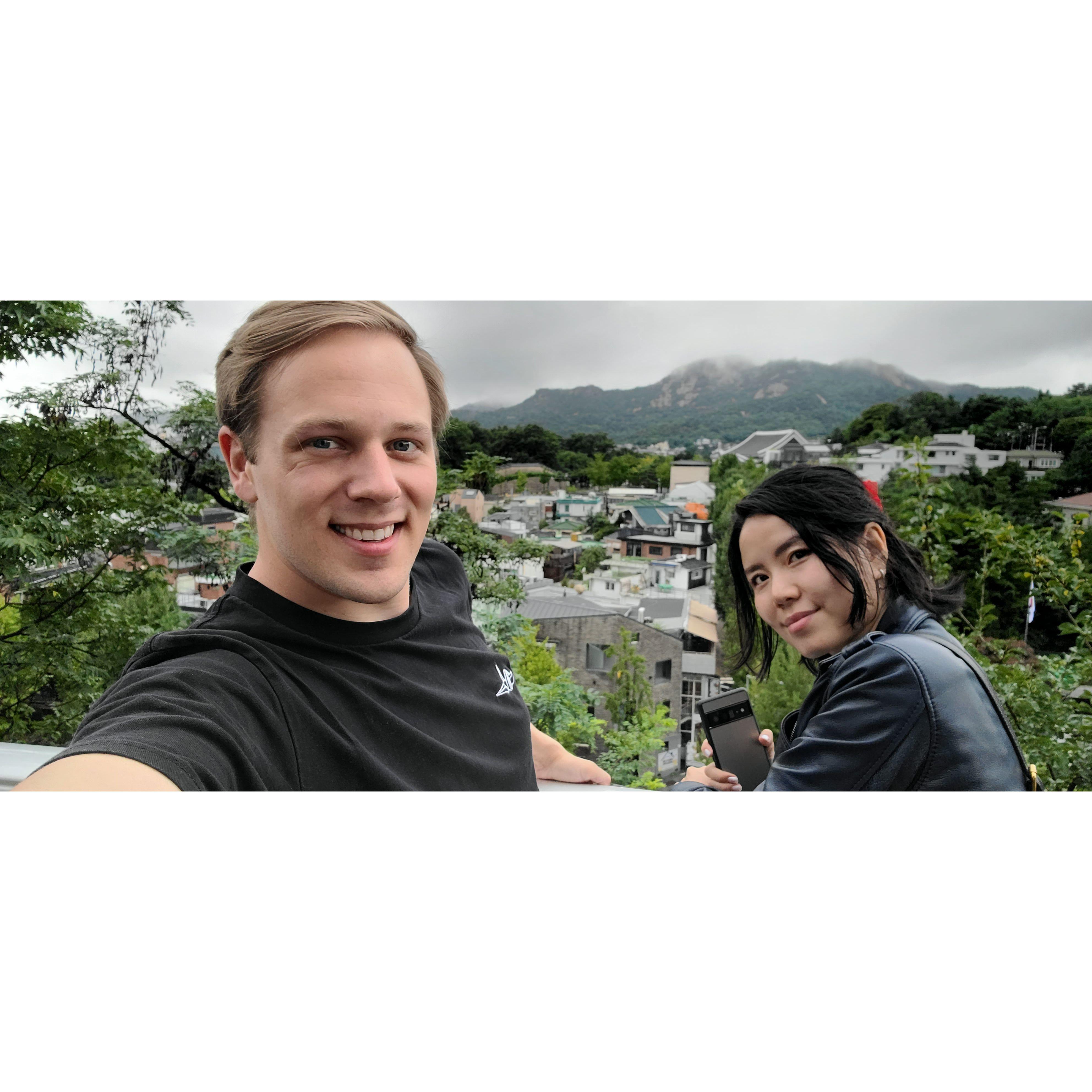 In the middle of Seoul overlooking the north of the city center. [Aug 2023]