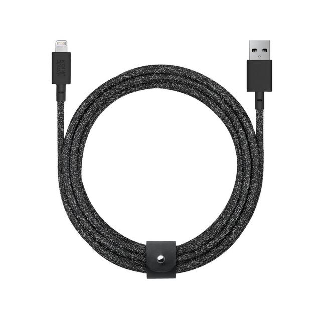 Native Union Belt XL 10' Braided Lightning to USB-A Cable - Cosmos Black