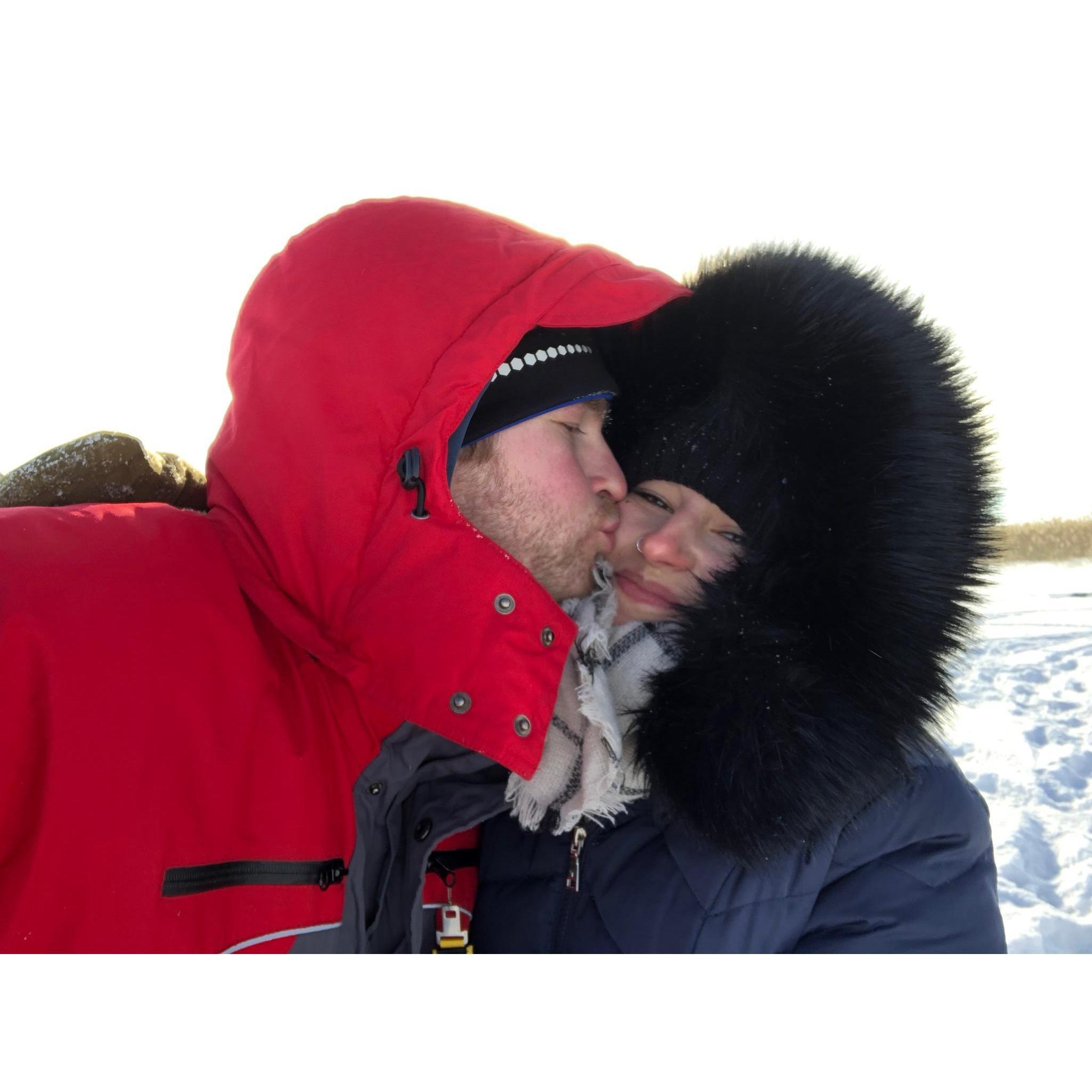 Ice fishing in Kazakhstan - Jan 2019