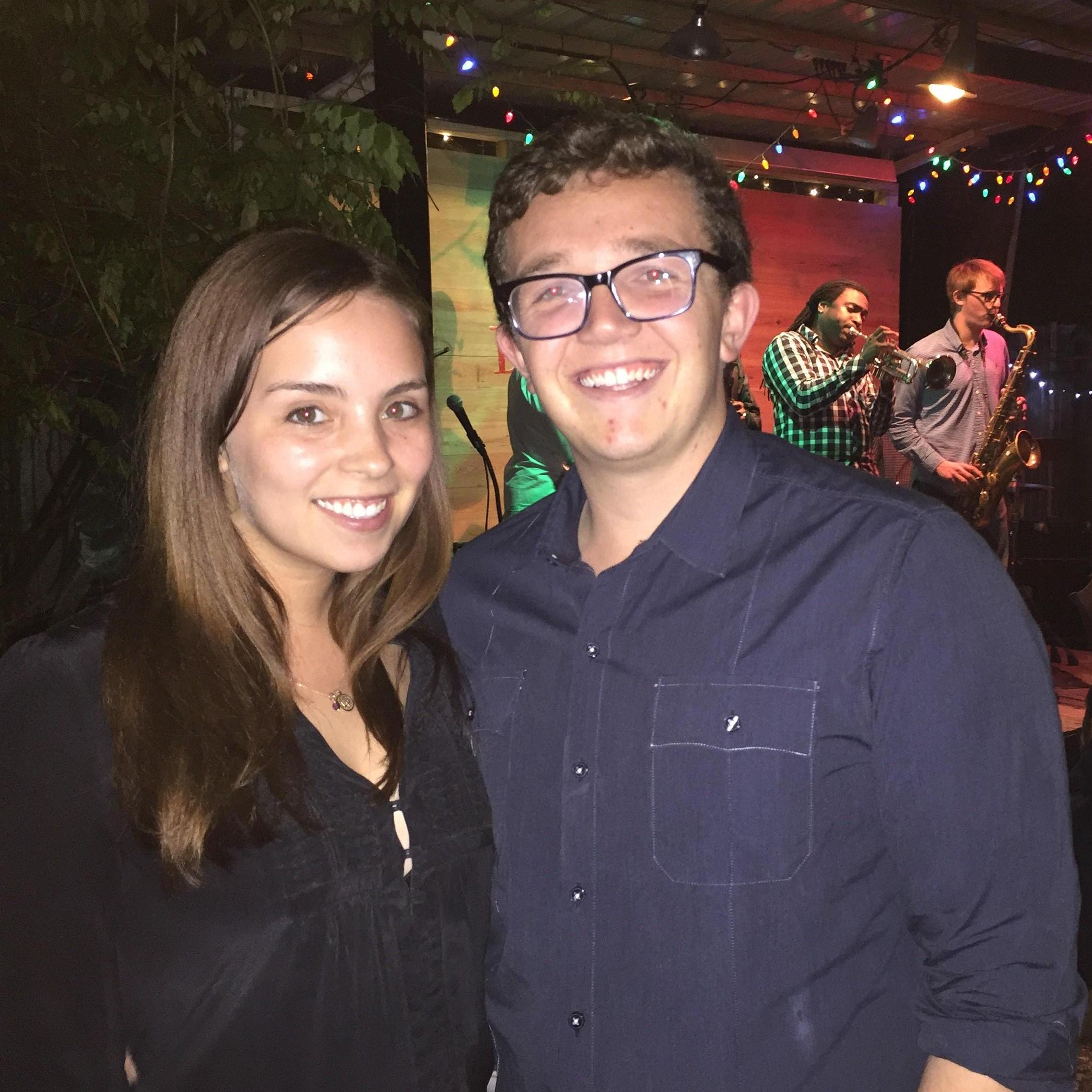A date at Bacchanal, one of our favorite New Orleans spots