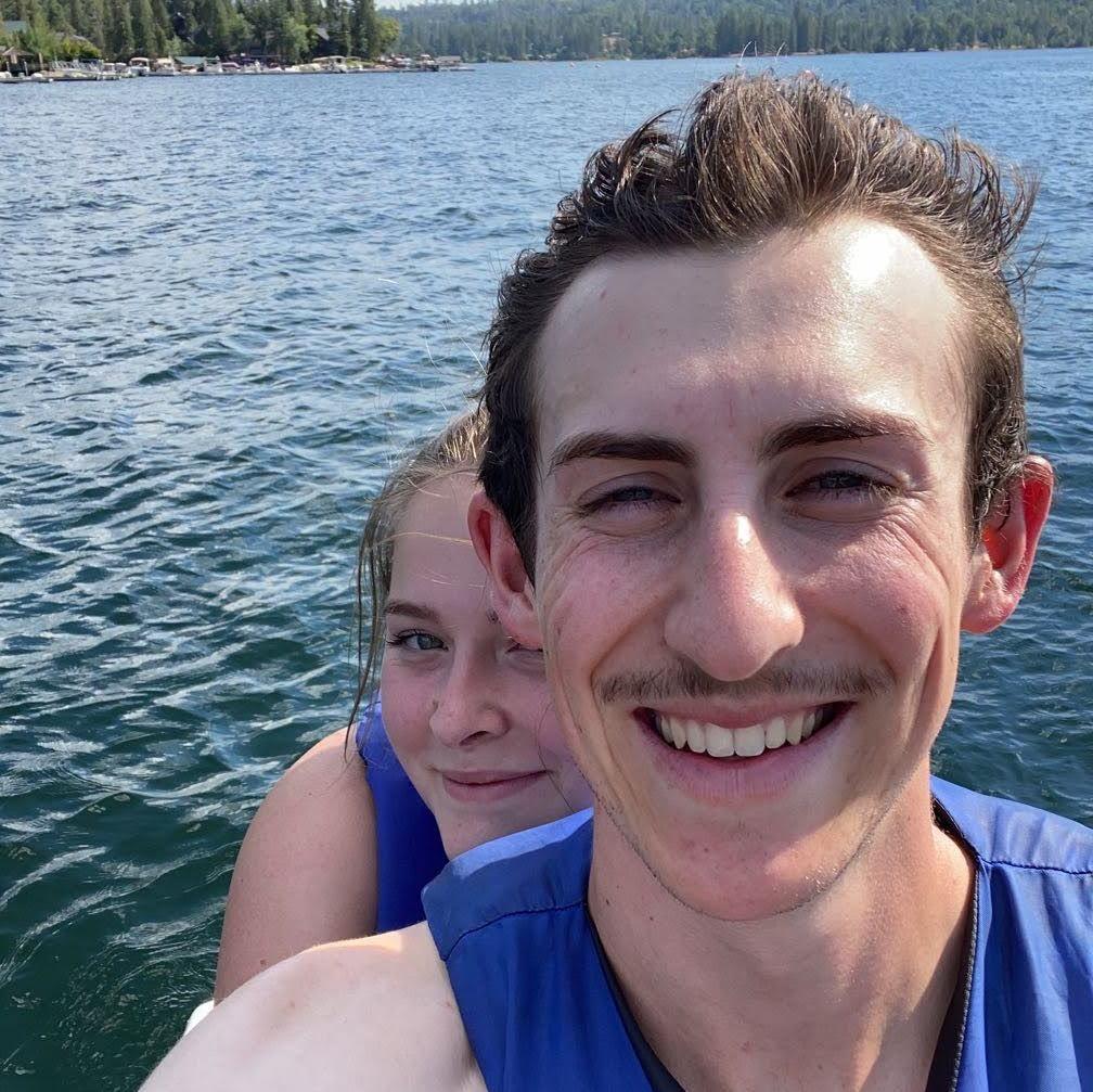 Speed, sunshine, and smiles—jet skiing together at Bass Lake.