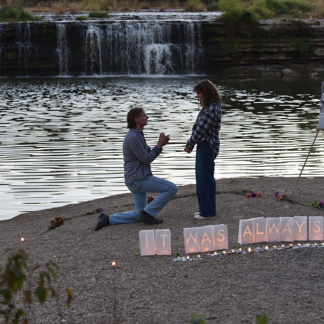 She said yes!