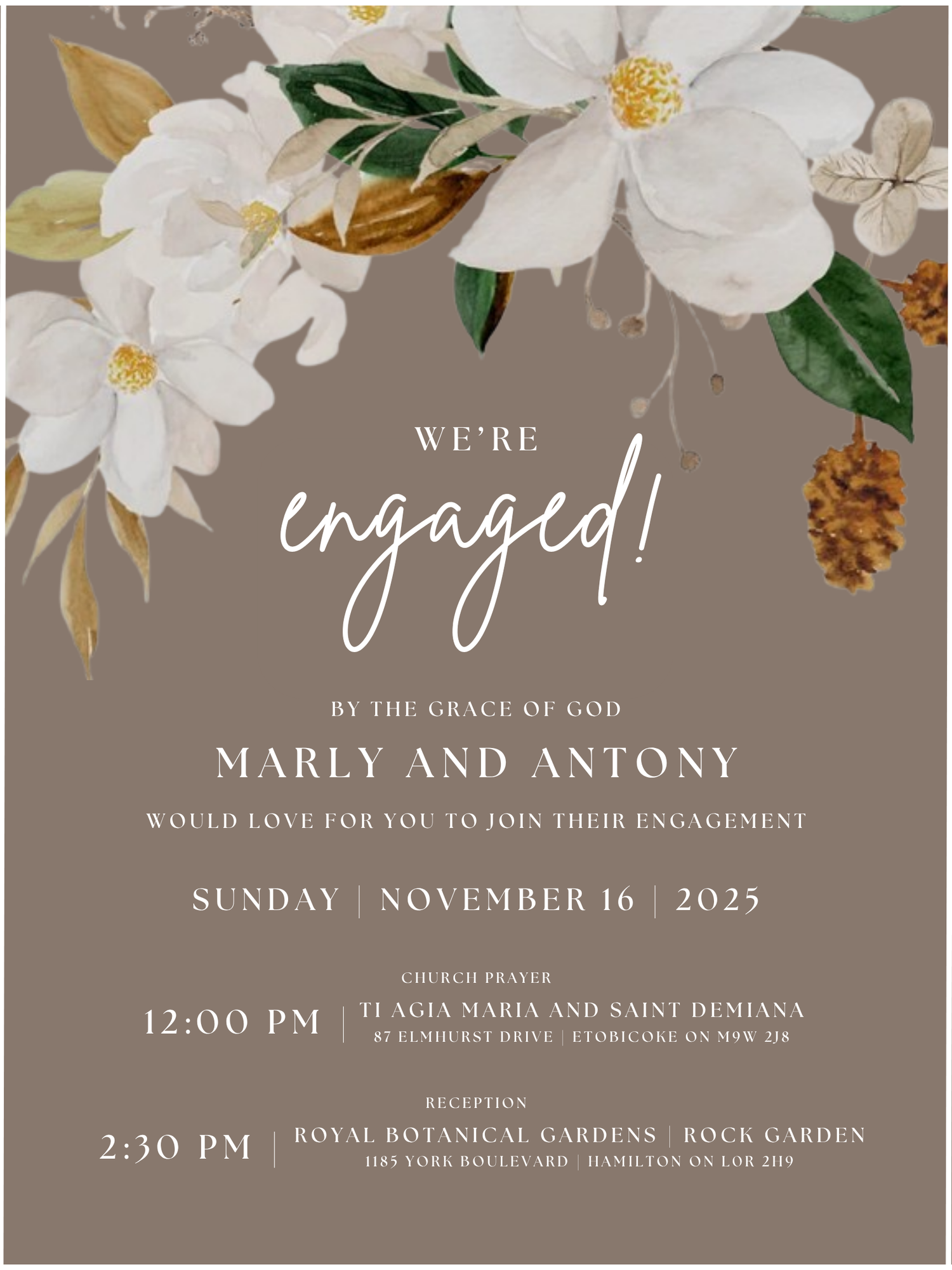 The Wedding Website of Marly Mikhail and Antony Girgis