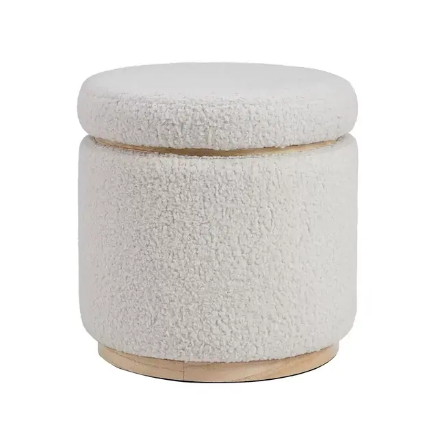 Benward Sherpa Ottoman in Natural