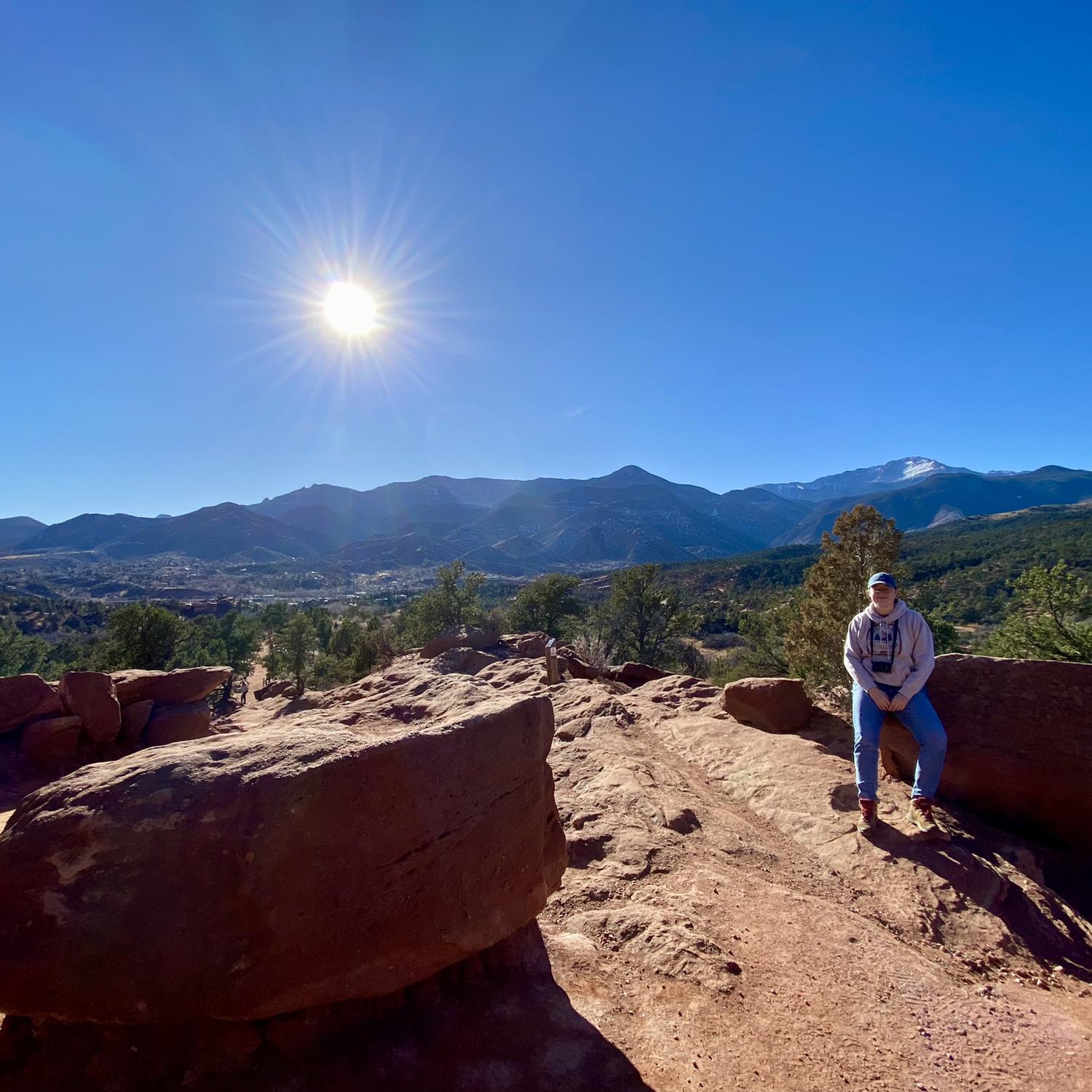 Siamese Twins trail at the Garden of the Gods