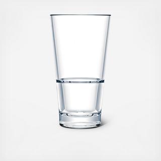CapellaStack Unbreakable Highball Glass, Set of 4