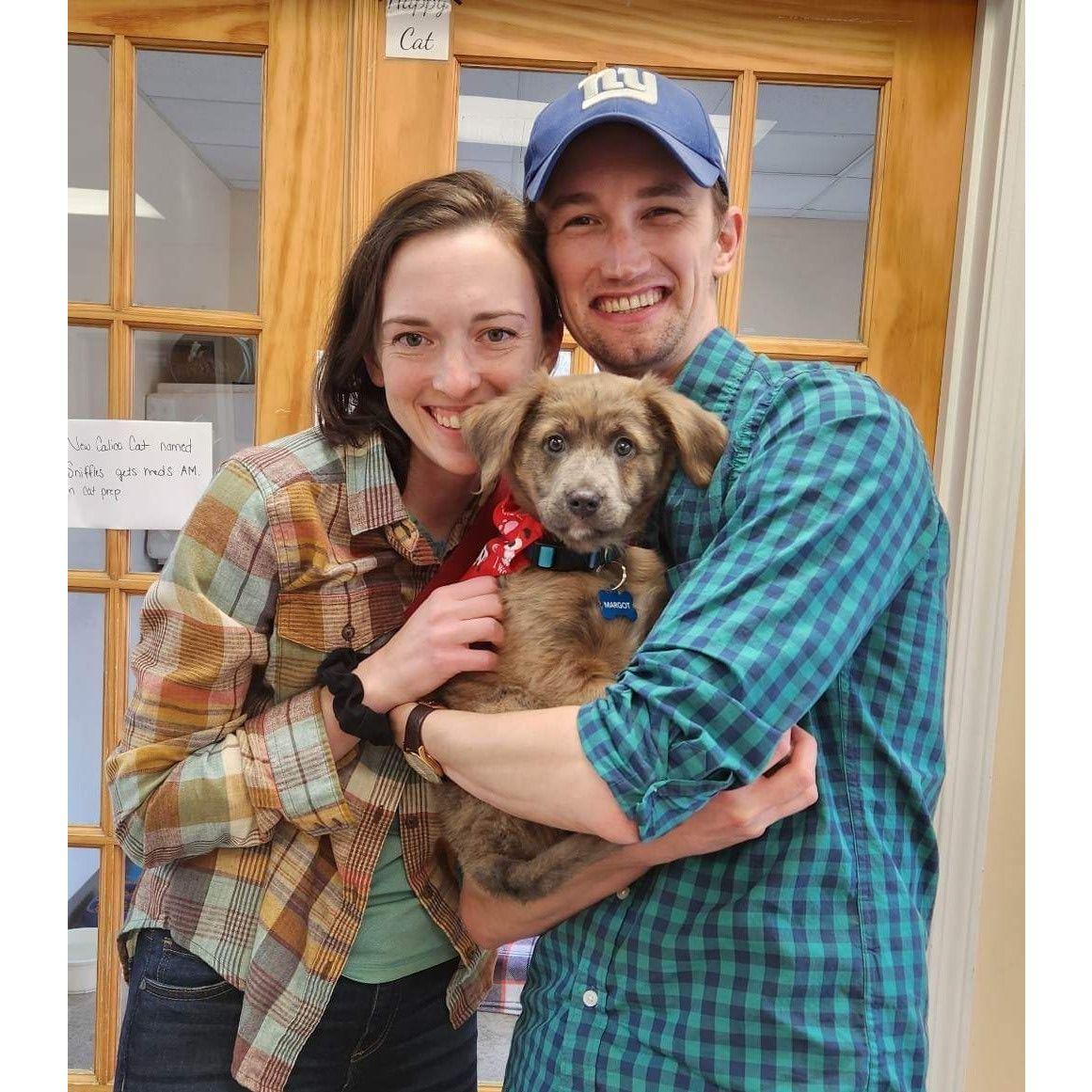 The day we became Margot's paw-rents.