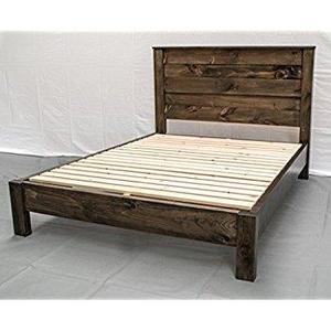 Rustic Farmhouse Platform Bed w Headboard - Queen $649.00