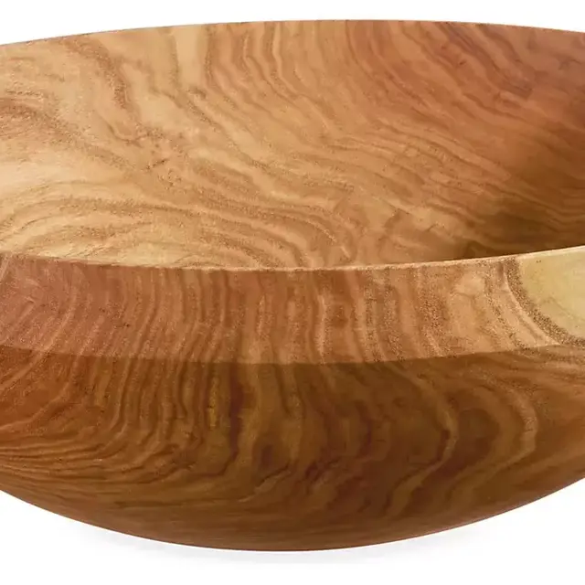 17" reclaimed honey locust wooden bowl