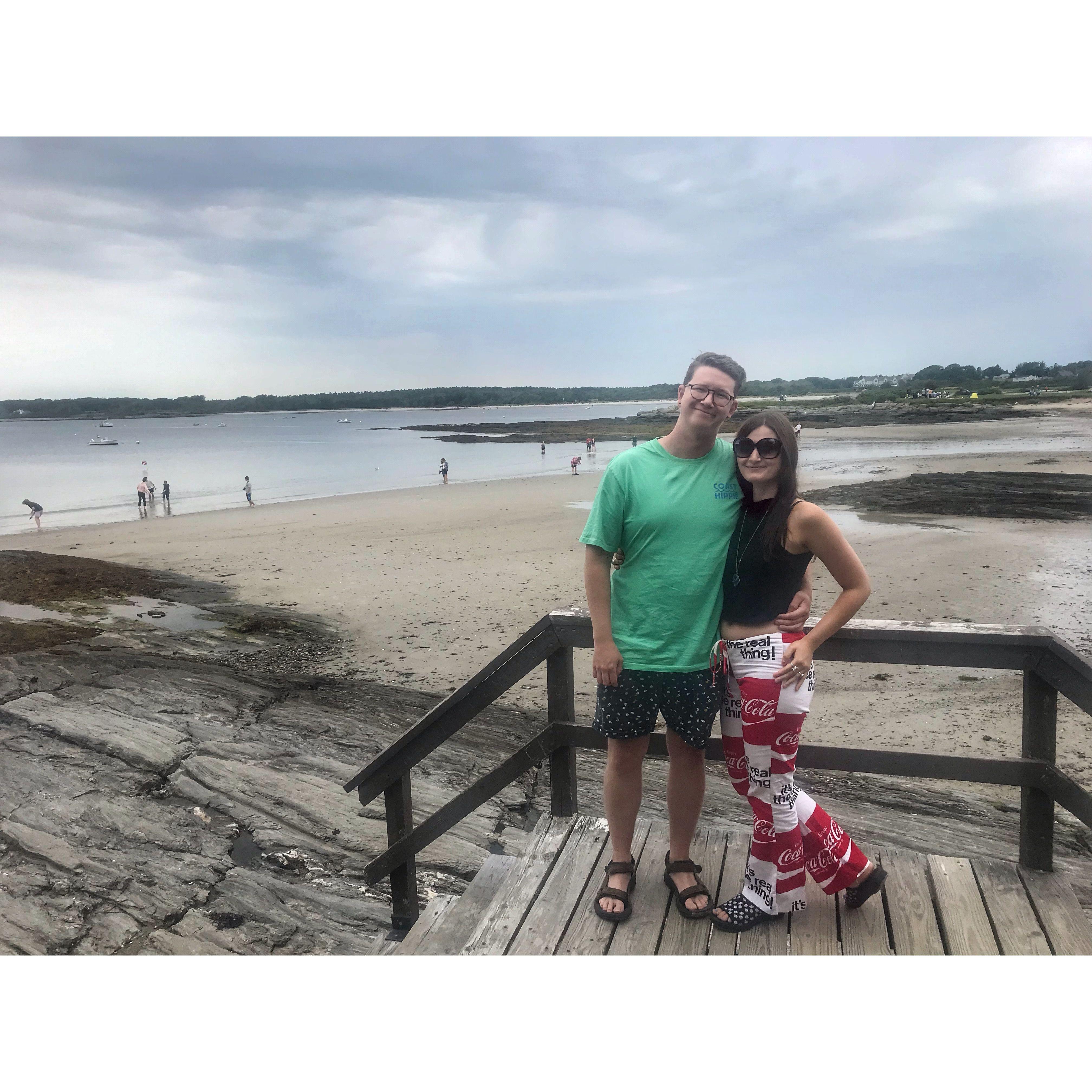 Beach days in Maine