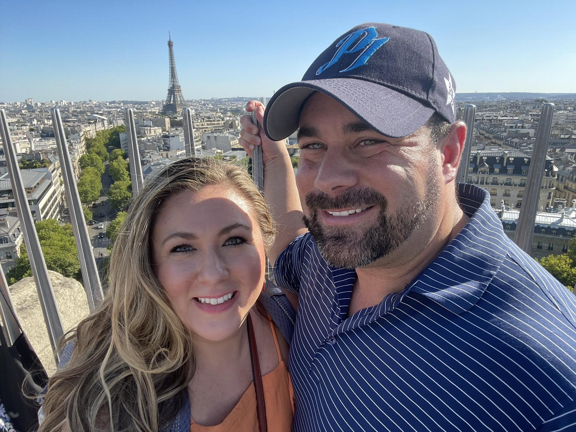 Top of Arc de Triomphe