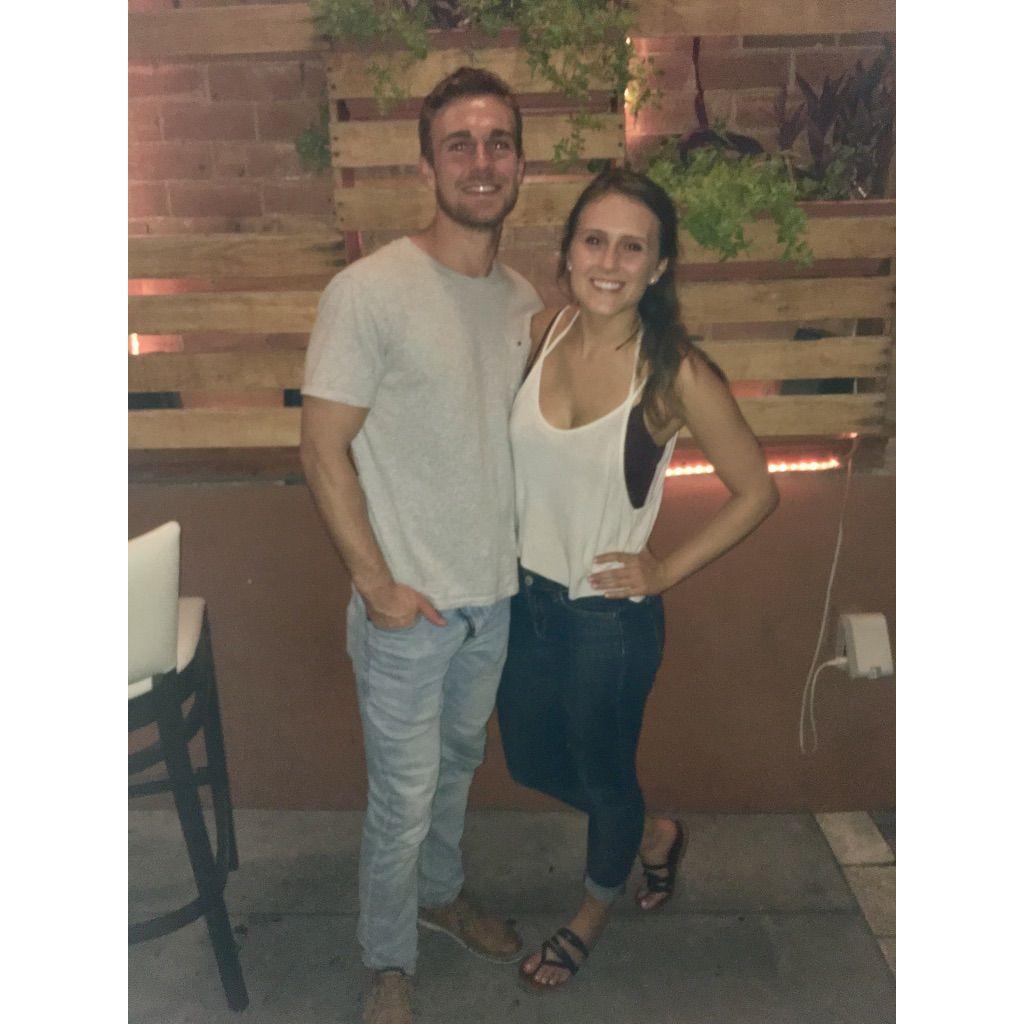 Gil's first night as a 21 year old, Morgan's last night with two in tact ACLs