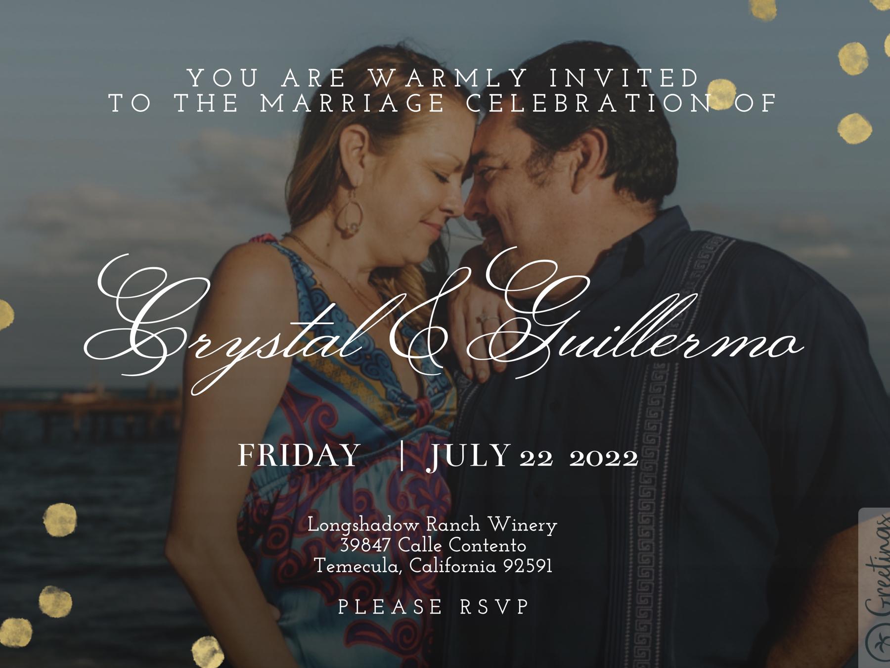 The Wedding Website of Crystal Hutton and Guillermo Madrigal