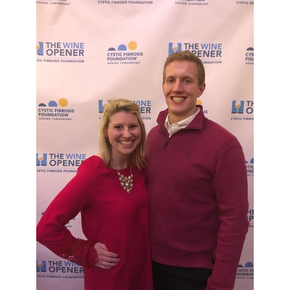 Katie and Craig attended their first CF Wine Tasting. This event and their reception are held in the same ballroom at the Hilton.