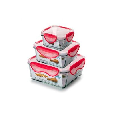 ClipFresh Set of 3 Food Storage Container