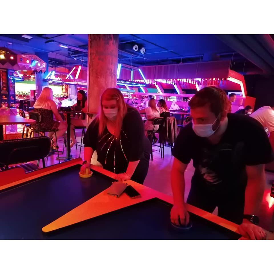 Getting competitive on a night out in Penny Lane
