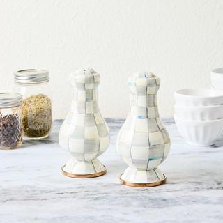 Sterling Check Large Salt & Pepper Shaker