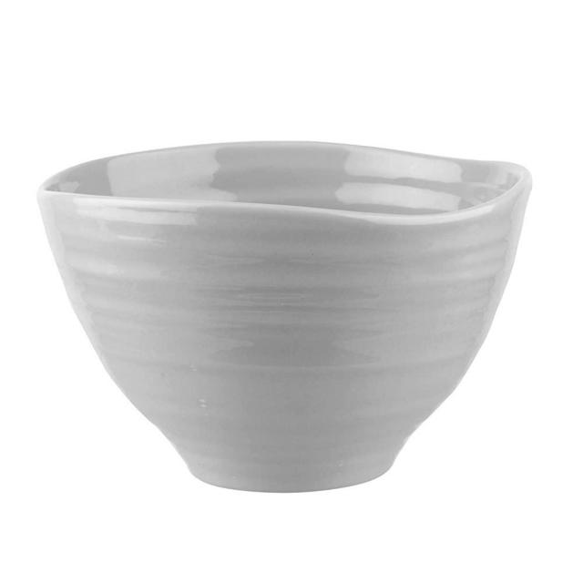 Portmeirion Sophie Conran Grey Set of 4 Small Footed Bowls