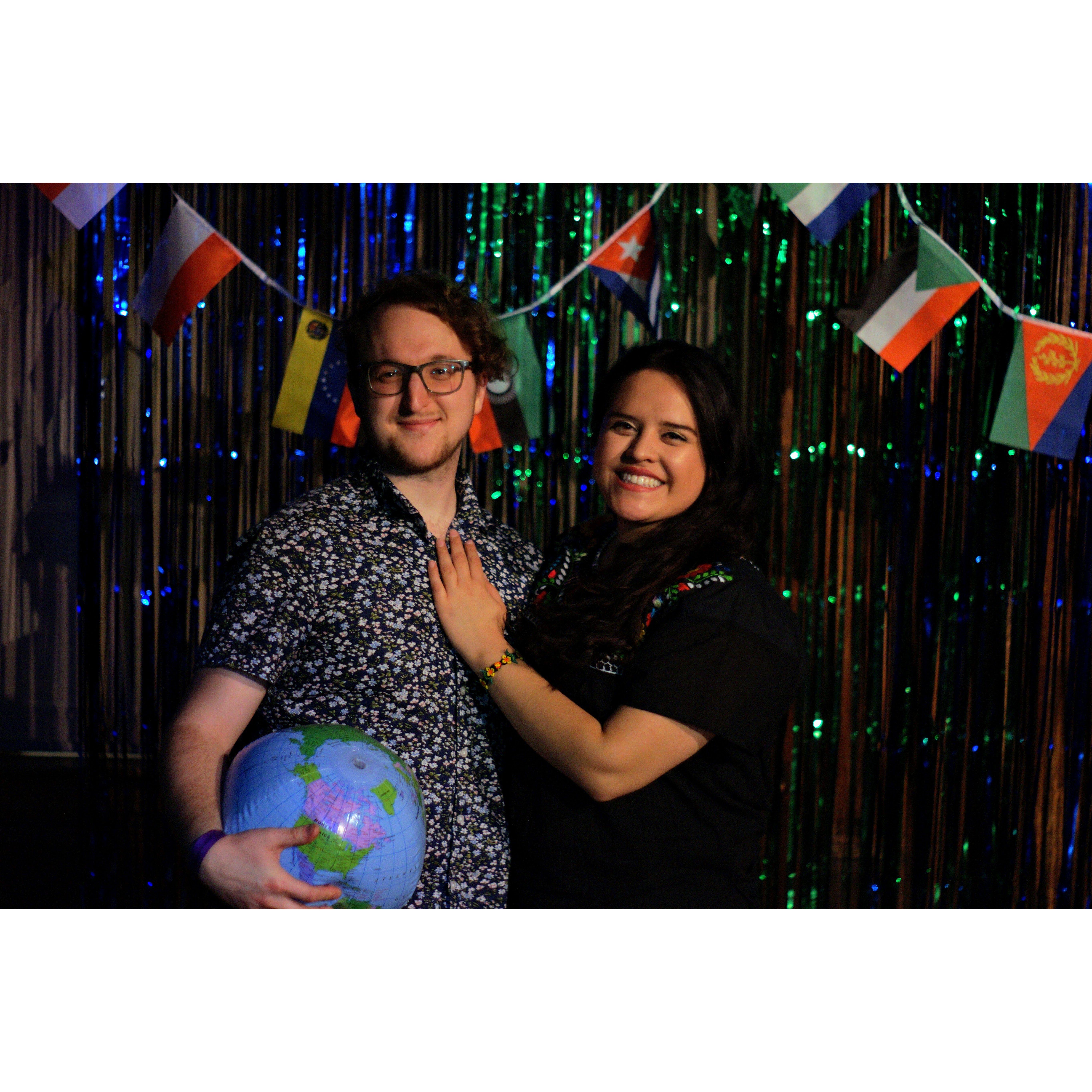 Grad school party- Around the World