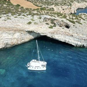 Honeymoon Full-Day Boat Cruise from Naxos (Swim Stops + Lunch)