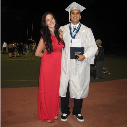 First known photo together at Victor's HS graduation (:
