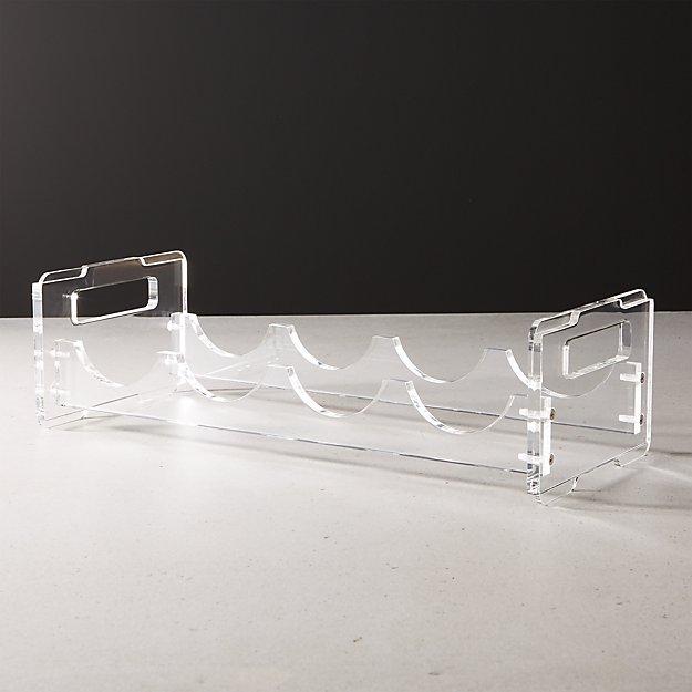 Clear Wine Rack