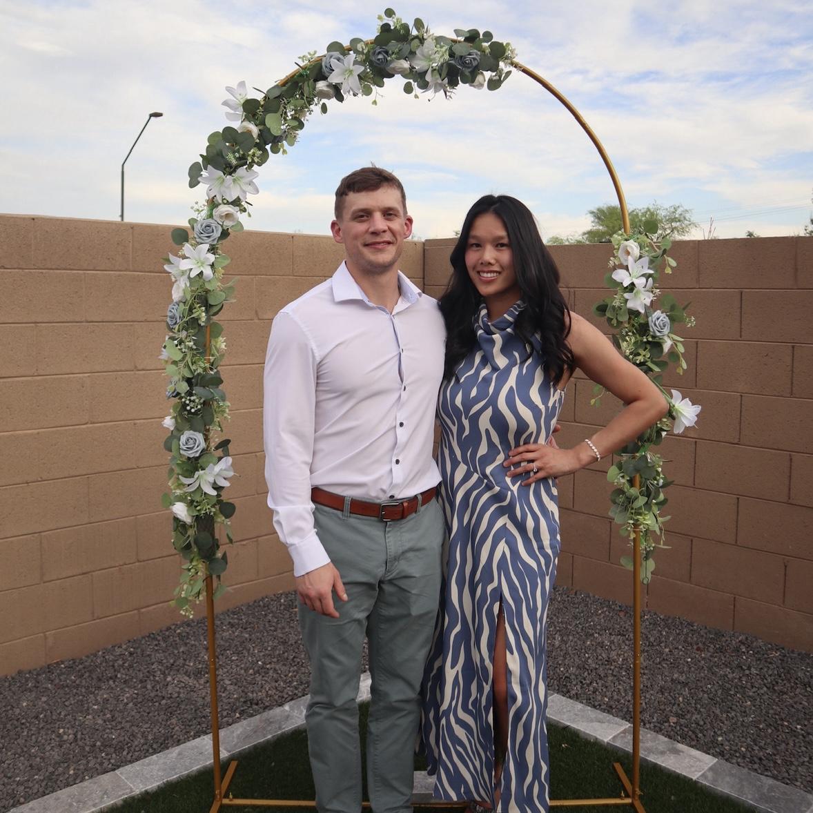 Meigan’s sister (Lana) and her fiancé (Tate)