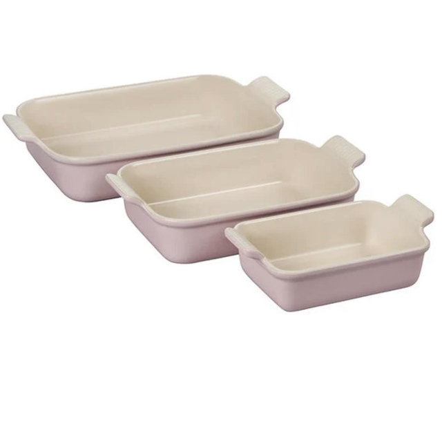 Heritage 3-Piece Rectangular Baking Dish Set