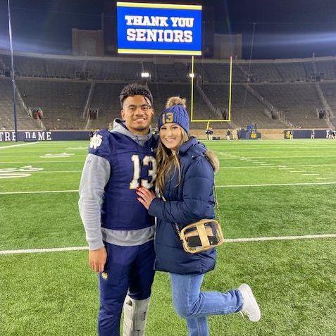 Paul's Senior Night at Notre Dame, 2021.