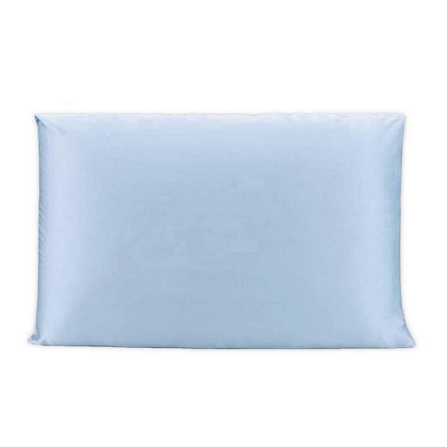 NIGHT™ TriSilk™ Mulberry Silk Standard/Queen Pillowcase in Light Blue