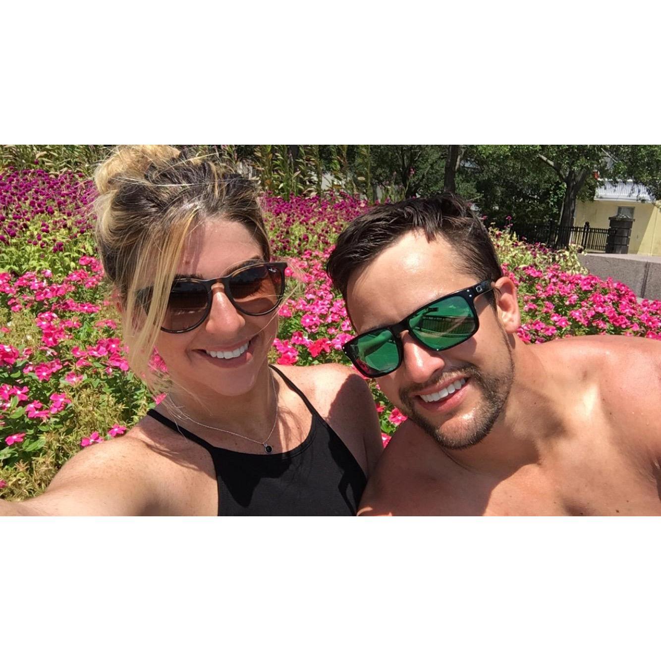 Our first vacation together, Charleston S.C