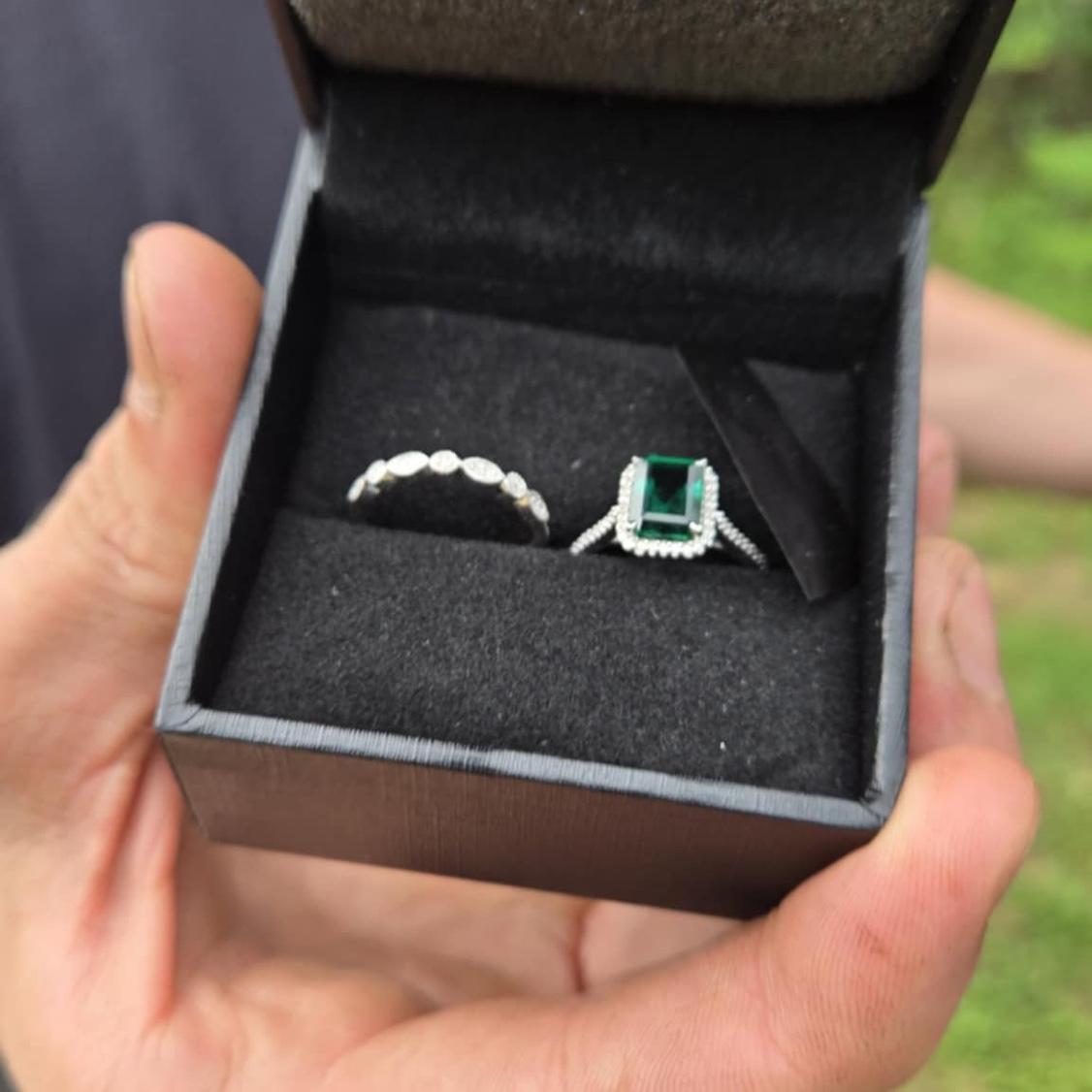 My engagement ring from the yes day
