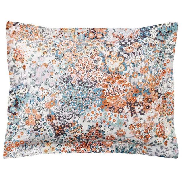 Amelia Floral Percale Shams, Standard, Set of 2