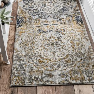 Lita Faded Damask Runner