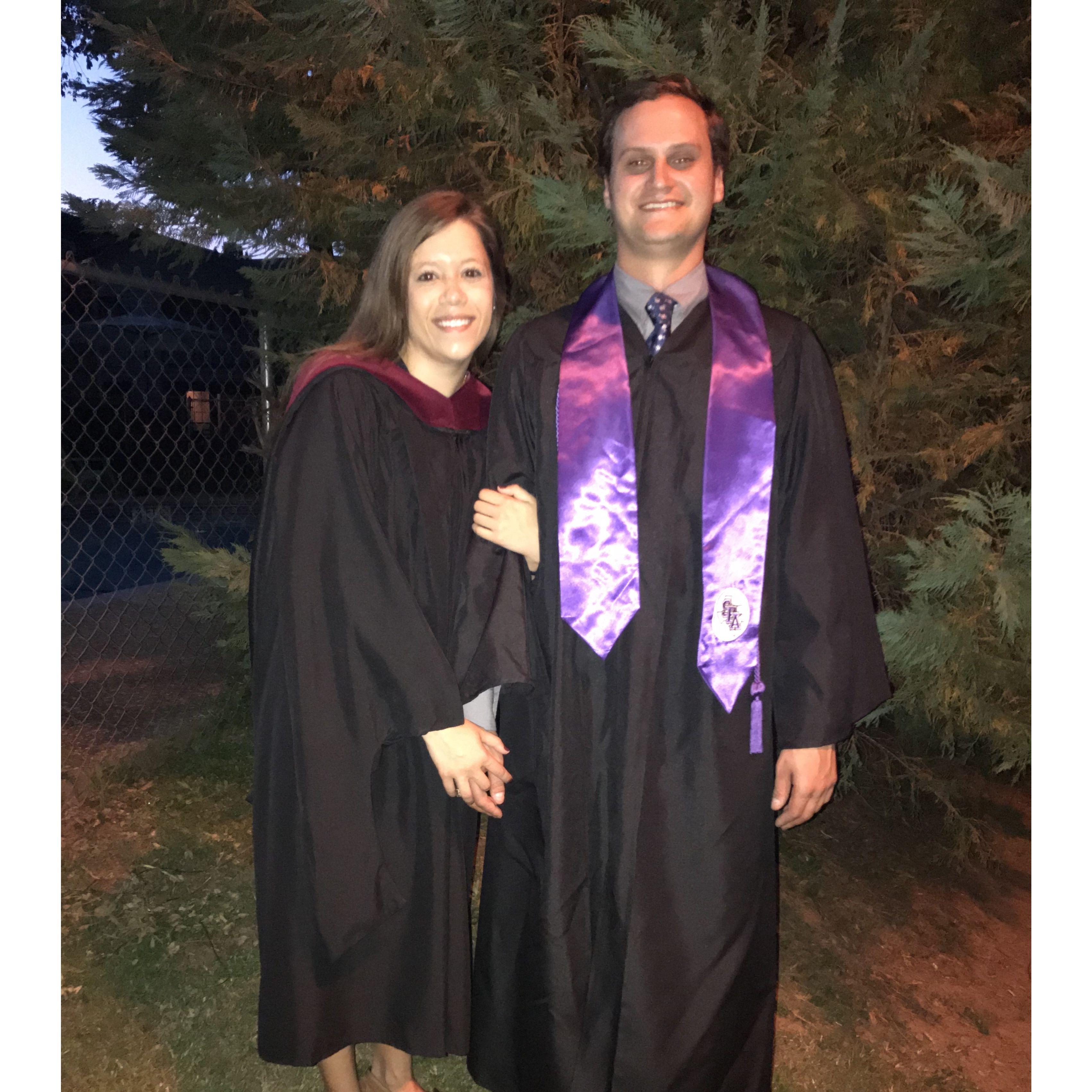 Finally got to celebrate our graduations together!