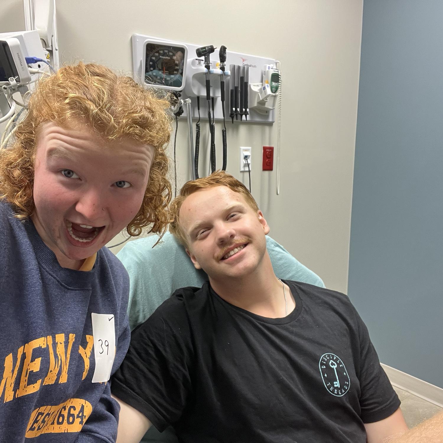 First ER visit . . . Levi’s okay Alita just took his breath away